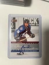 2008-09 Upper Deck Signature Sensations Darcy Tucker Auto Avalanche