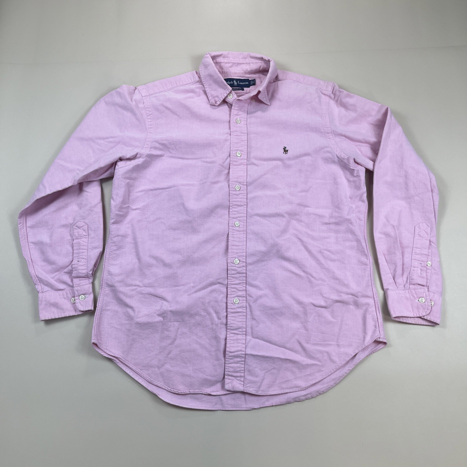 Polo Ralph Lauren Classic Fit Mens 16 34/35 Pink Button Down Shirt