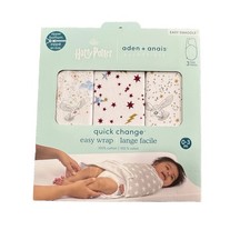 Aden Anais Harry Potter Limited Edition Easy Swaddle Wraps pack of 3 NEW
