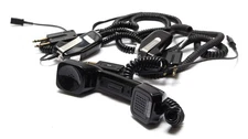 Plantronics Push-to-Talk Cords & Handset, 3 Piece Lot