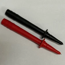 FLUKE TP74 LANTERN TIP TEST PROBE SET - RED & BLACK, U.S.A. SELLER