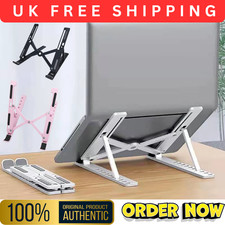 LAPTOP STAND PORTABLE ADJUSTABLE TABLET HOLDER DESK RISER FOR NOTEBOOK MAC BOOK
