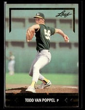 1991 Leaf Todd Van Poppel #BC9 Gold Rookies