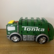 Tonka Toy Garbage Truck With 3 Different Sounds With Lights ,Wheels Move Working