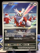 Delibird 152/132 Pokémon Mega Evolution Illustration Card NM Condition