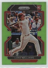 2022 Panini Prizm Lime Green Prizm 104/125 Luke Williams #37 1ok6