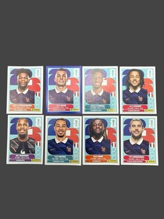 2026 Panini World Cup France Team Lot 8 Stickers Tchouameni Hernandez Coman S7