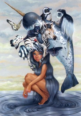 Malina's Menagerie by Camilla d'Errico, Pop Manga, 2025 --New POSTCARD