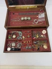 Estate Sale Lot Grandma's Jewerly Box Filled with Vintage Costume Jewelry Italy