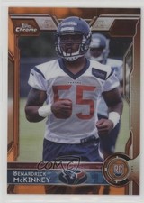 2015 Topps Chrome Rookies Orange Refractor Benardrick McKinney #132 y0i