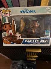 Funko Pop! Rides: Disney - Moana & Pua on Boat - Box Lunch San Diego Comic...