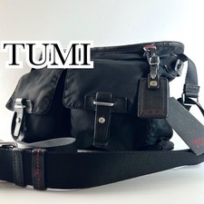 Tumi Shoulder Bag Belt Black Simple Business Limited Edition Popular brand men'