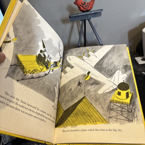 EASTER TREAT Childrens HC Book By Roger Duboisin 1954 Santa In Disguise - Picture 9 of 12