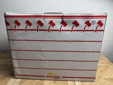 In-N-Out Burger Restaurant Ceramic Canister 3 Jars piece set Limited Edition