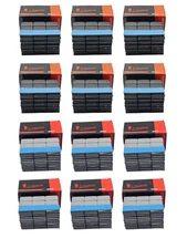 12 BOX 1080 pcs  1.00 oz 6 Gray & 6 Black Coated Adhesive Stick on Wheel Weight