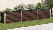 Large Raised Garden Bed Galvanised Steel Planter Outdoor Vegetable