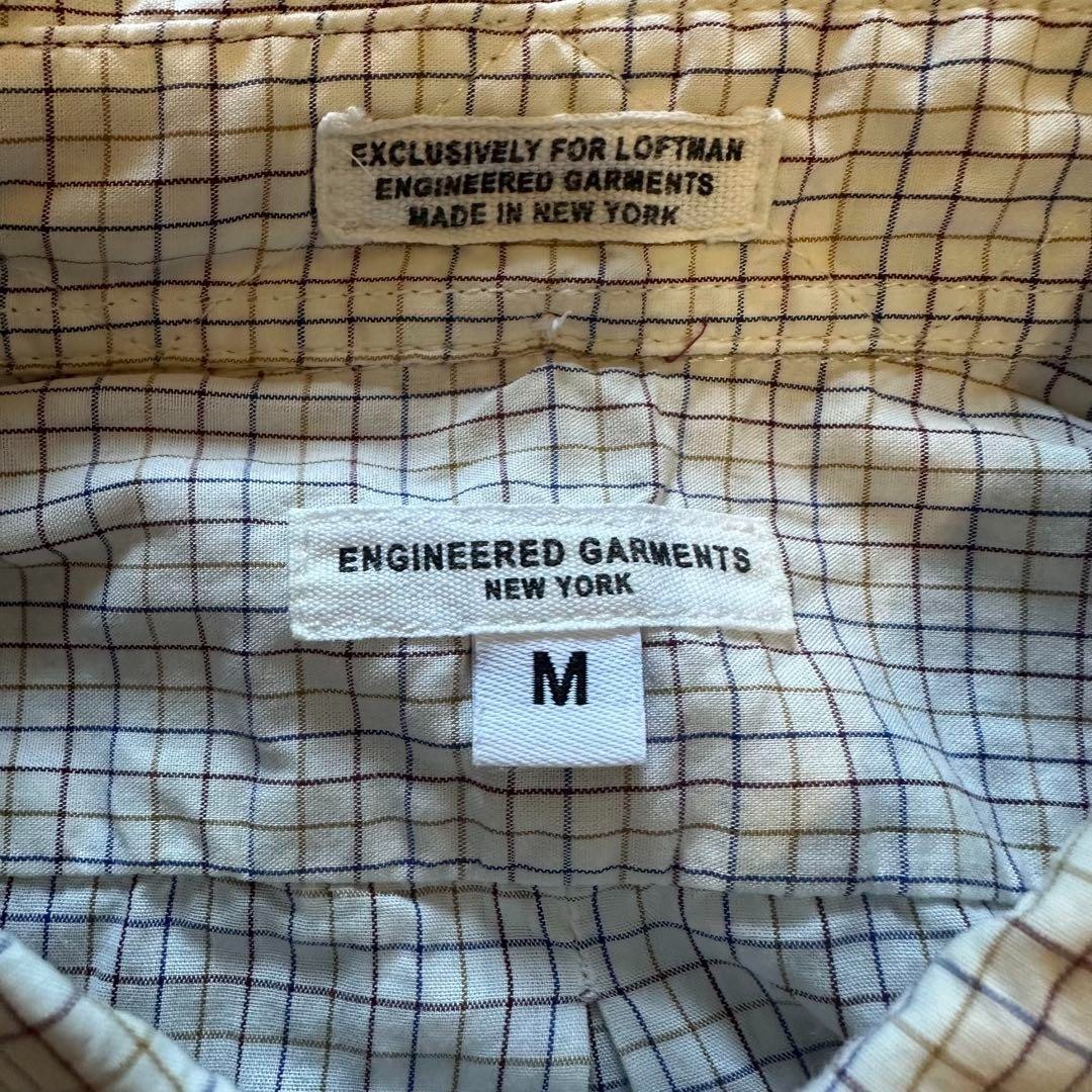 Engineered Garments Popover Button-down Shirt Whi… - image 3