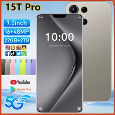 Smartphone 5G Android 7'' Display 108MP Batteria 8000mAh Dual SIM Cellulare