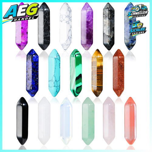 Heilende Kristalle Set 17 Stück Sechseckige Edelsteine Reiki Meditation Deko Heilende Kristalle Set 17 Stück Sechseckige Edelsteine Reiki Meditation Deko