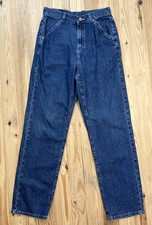 VTG Riders Denim Jeans Womens 8 28x31 Blue Flap Pocket Straight High Rise