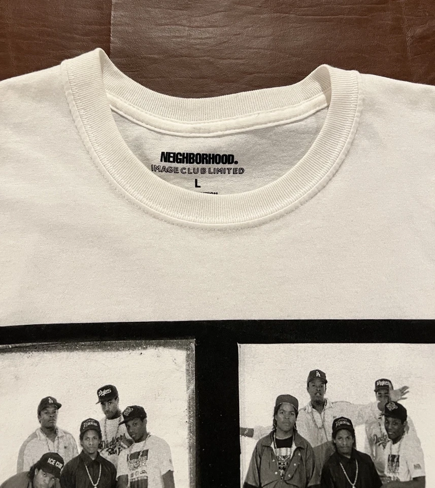 Camiseta Neighborhood NWA Image Club para hombre talla grande Foto 3 de 4