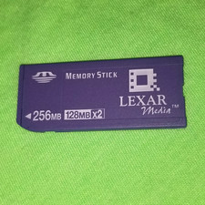 Lexar Media Memory Stick 256MB Camera Card 128mb Select Switch