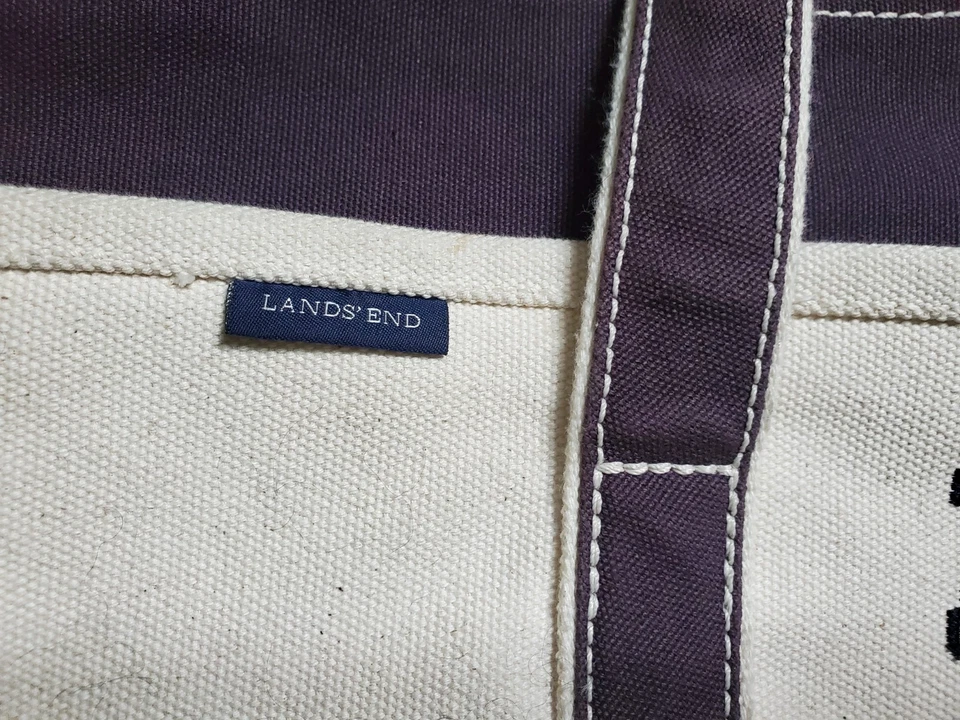 Bolso de Mano Lands End Ex Grande de Lona con Cremallera Superior Foto 2 de 2