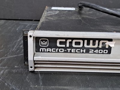 Crown Macro-Tech 2400 2-Channel Power Amplifier | eBay