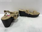 Neiman Marcus Women's Sandals Beige Elastic Slip-On 10 — photo 2