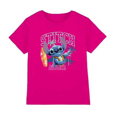 Lilo & Stitch - ''Aloha Surf'' T-Shirt für Mädchen (TV19829)