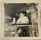 Vintage Photo Cute Boy at Soda Fountain Counter Ice Cream Coca Cola 1950s