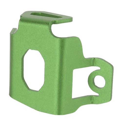 _Green Motorcycle Rear Brake Fluid Reservoir Guard Aluminum Alloy Cover For - Photo 8/23