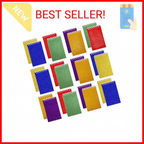 Mini Prism Spiral Notepads - (Bulk Pack of 24) Small Pocket Mini Notebooks for K - Picture 2 of 2