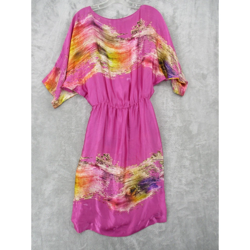 Camisón Josie Natori para mujer XS seda abstracto ligero noche lujo Foto 4 de 4