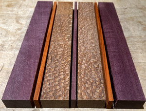 HEALMO バランスボード 木製 紫 3 Pieces Purpleheart Wood Boards - 1/8