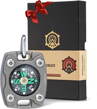 Waterproof Pocket Compass Necklace - Lightwei...