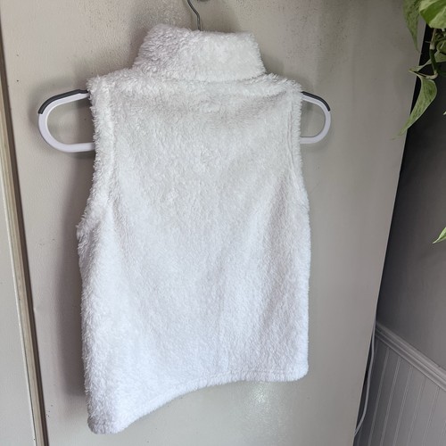Patagonia Girl's Los Gatos Fleece Vest White Size XL Sleeveless Classic Full Zip - Picture 14 of 15
