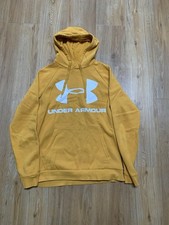 Under Armour Men's Hoodie Size M Yellow/Mustard