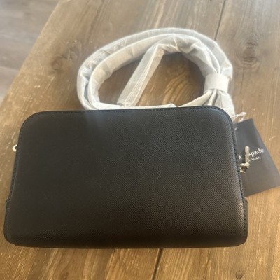 kate spade new york Staci Dual Zip Around Crossbody Leather Bag