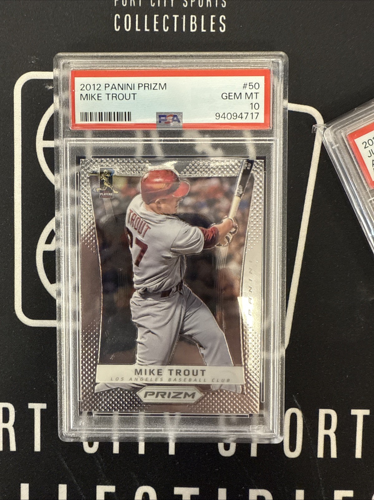 Mike Trout 2012 Panini Prizm RC PSA 10