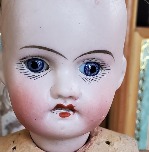 11 Zoll antike deutsche Puppe mit Biskuitkopf - Bild 4 von 10
