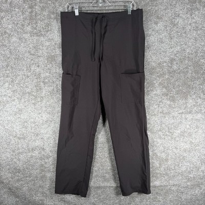 Scrubstar Scrub Pants Womens M Black Core Essentials Drawstring Straight Leg
