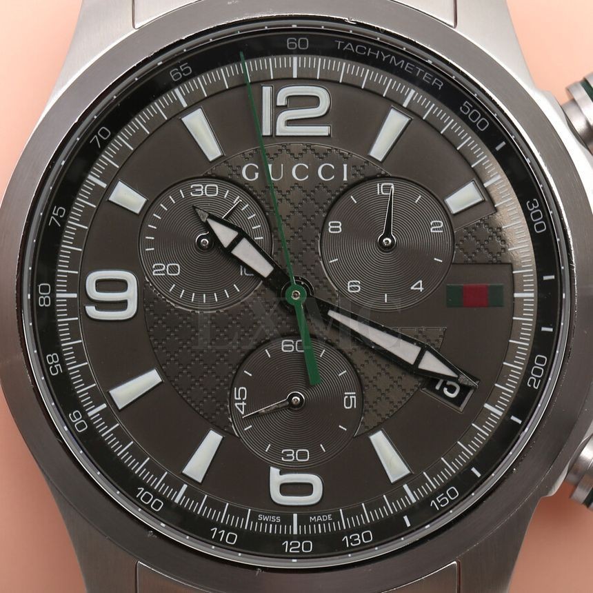 Gucci G Timeless XL Chronograph Watch Steel YA126238
