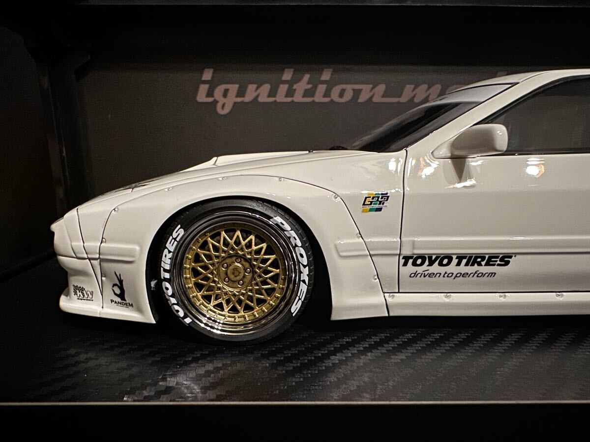 1/18 Ig2909 Pandem Rx-7 Fc3S White Ignition Model Mazda | eBay