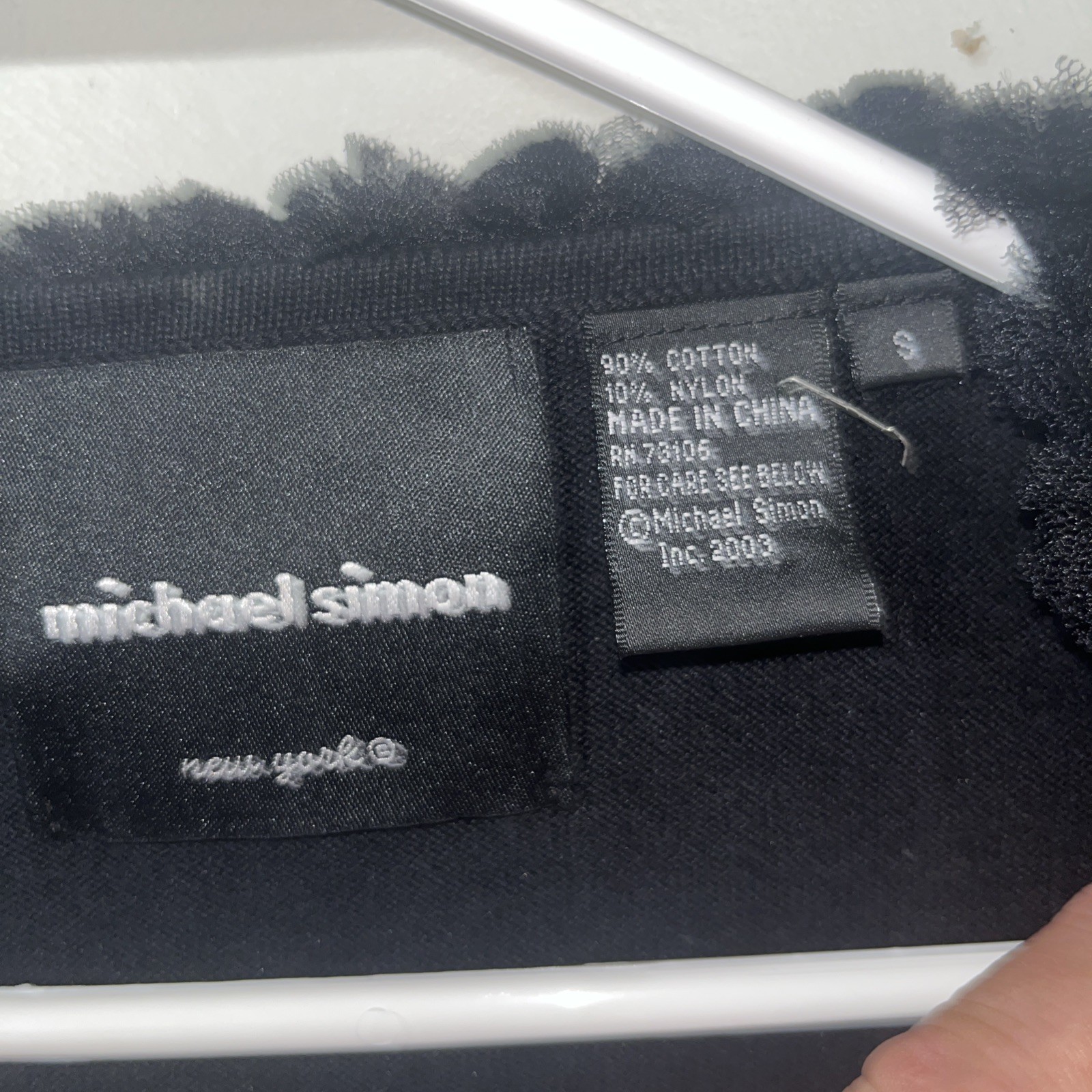 Michael Simon S Multicolor Open Front Ribbon Acce… - image 2