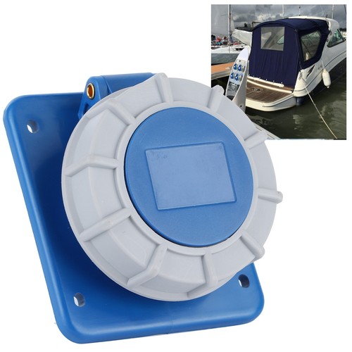 Ι Boat Shore Power Socket With Gasket IP67 16A 220‑250V For Yacht RV Motorhome - Picture 7 of 12