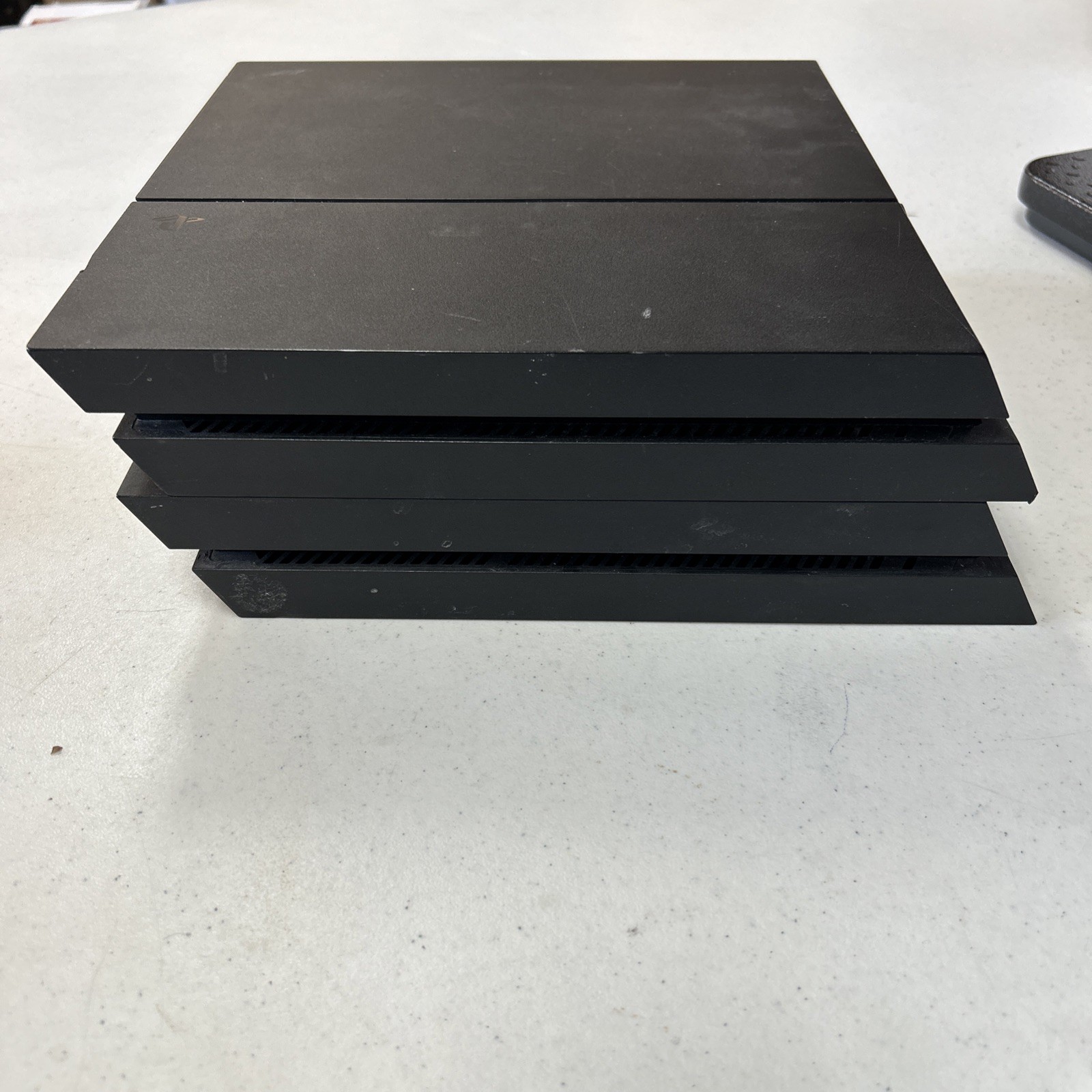 Lot Of 2 Defective Sony PlayStation 4 PS4 Black System Console Only For Parts