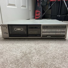 Vintage Sony TC-FX22 Stereo Cassette Deck Player Recorder Silver Tested Working