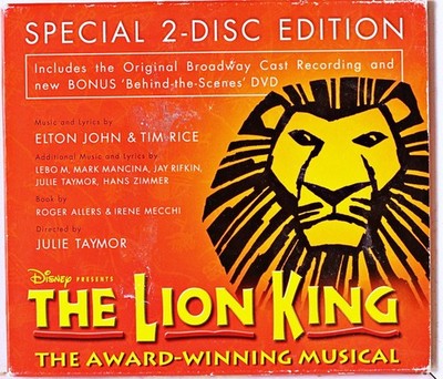 Various - The Lion King - Original Broadway Cast R... (CD 2010)