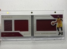 2016-17 Panini Playbook Lebron James #5 Preferred Basketball  /75 Game Used